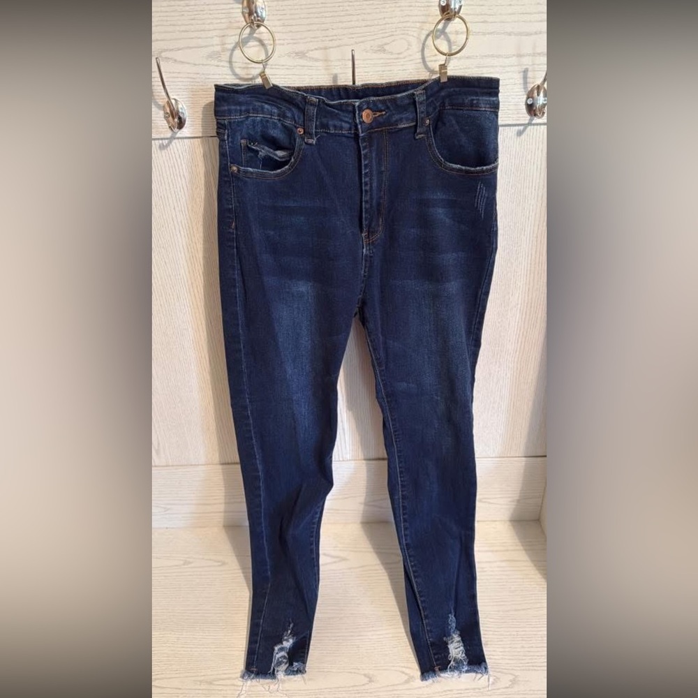 SHEIN Ankle Denim Jeans Large